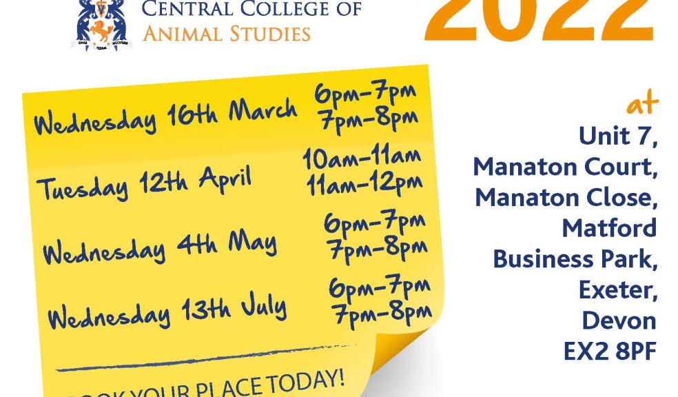 Central College of Animal Studies Exeter Open Event The Exeter Daily